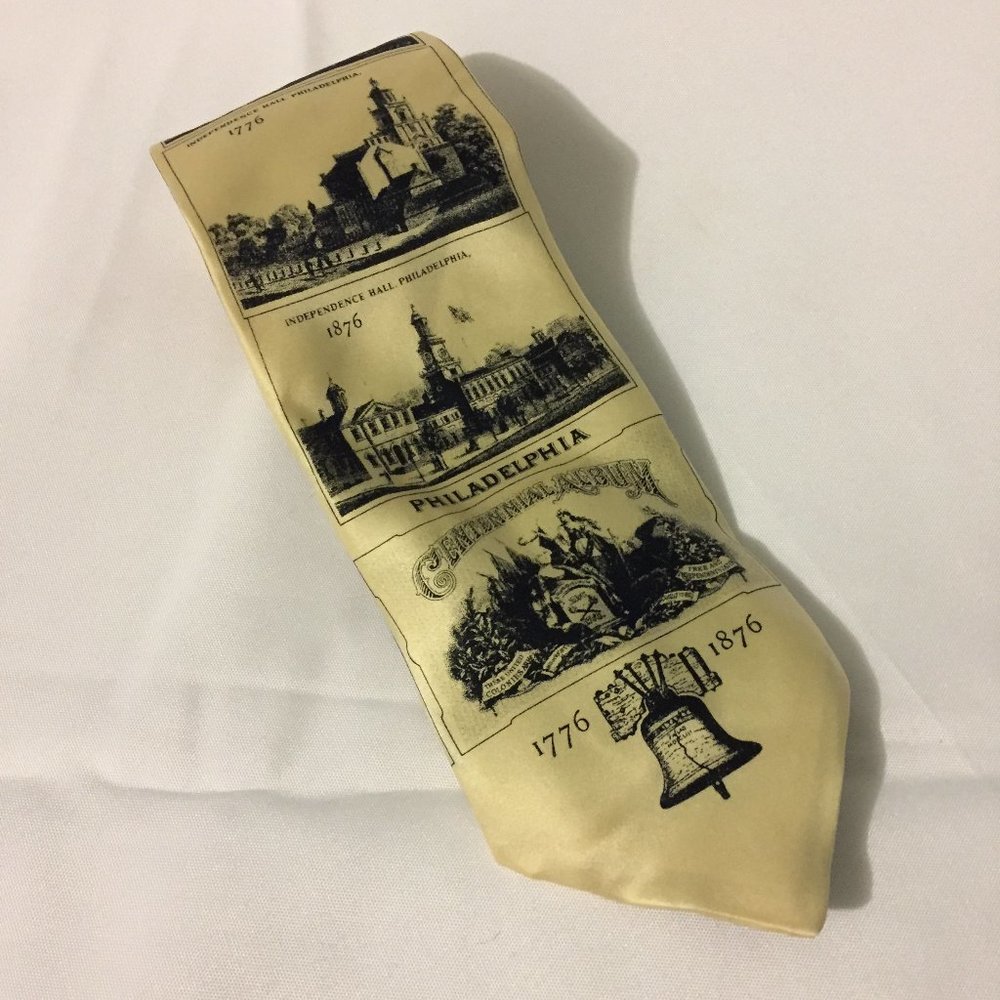 Silk Philadelphia Souvenir Tie